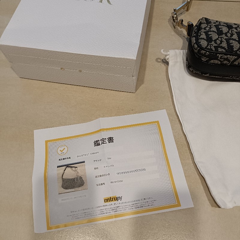 Dior vintage 老花大D扣腋下包-25