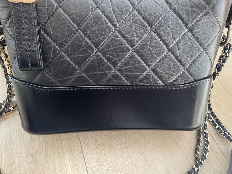 Chanel流浪包新中號(25cm) 黑色_大全套,98新-6