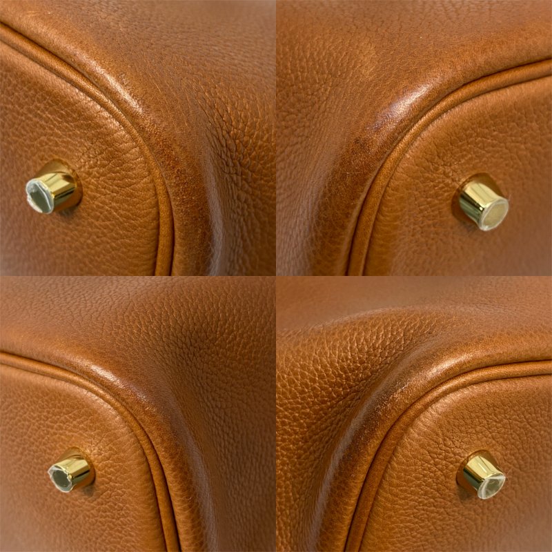 △ Hermes 愛馬仕 Picotin 22 Fauve 34 Barenia Faubourg Gold-plated Hardware Handbag Stamp Z 太妃色馬鞍-8