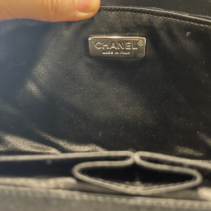 稀有毛草拼接工藝🏅超美釋出❤️❤️❤️ 香奈兒黑色拼接毛草鏈帶包 稀有毛草拼接翻蓋肩背包-11