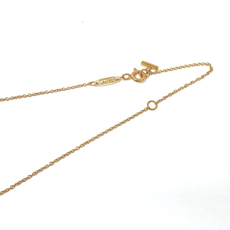 △ Tiffany & Co. 蒂芙尼 Large T Smile 18K Rose Gold Necklace 大號微笑18K玫瑰金頸鏈 - 247000495-7