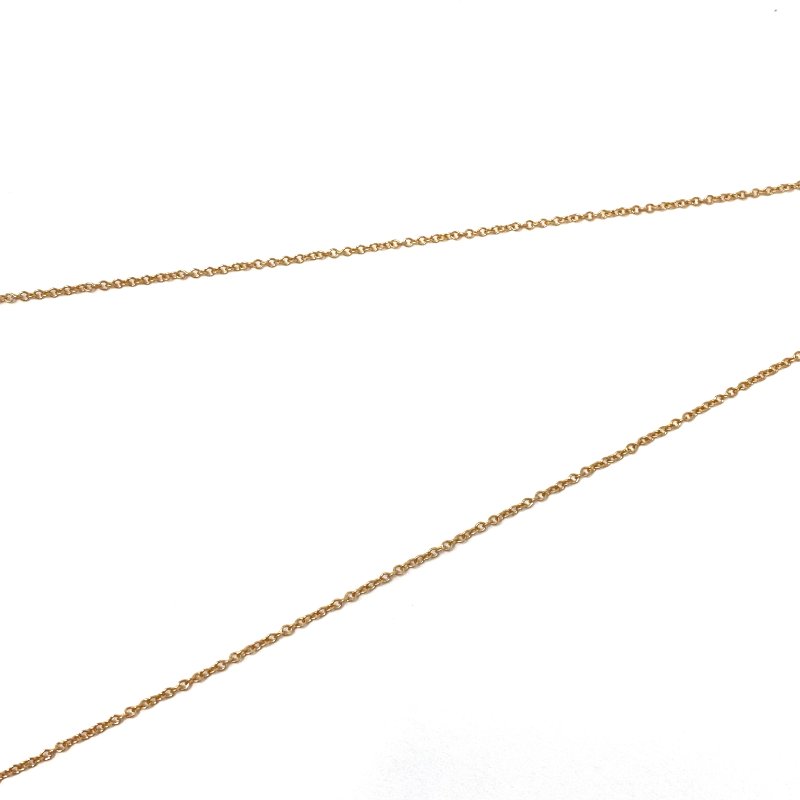 △ Tiffany & Co. 蒂芙尼 Large T Smile 18K Rose Gold Necklace 大號微笑18K玫瑰金頸鏈 - 247000495-8