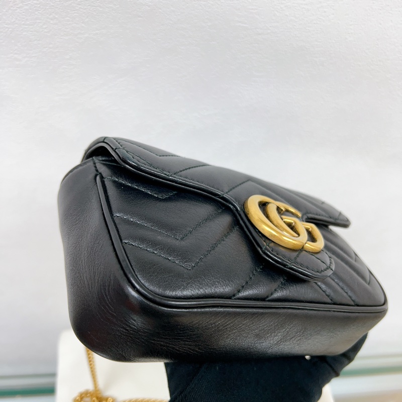 (已出) Gucci marmont flap super mini 黑色 馬蒙包超迷你尺寸-2