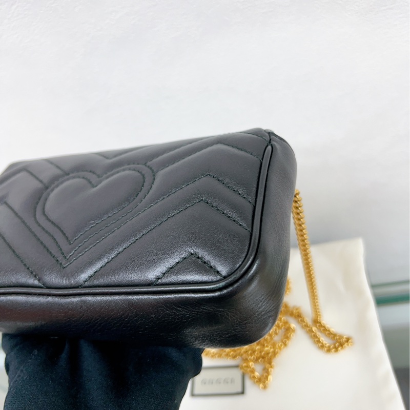 (已出) Gucci marmont flap super mini 黑色 馬蒙包超迷你尺寸-7