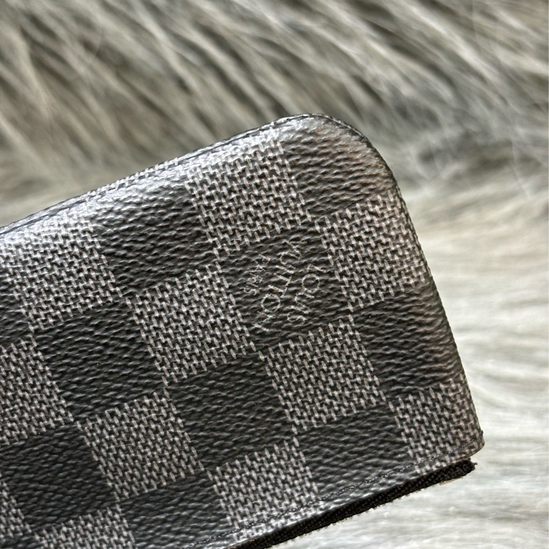 LV N60155 黑色 棋盤格 銀釦 key 零錢包 鑰匙包 錢包-16