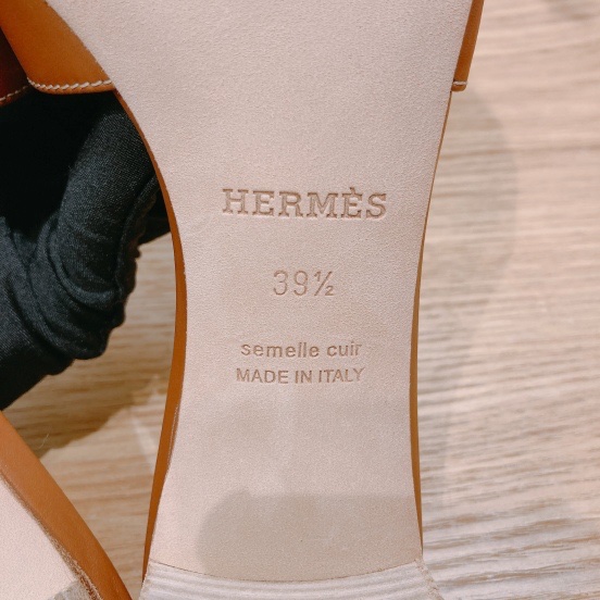 HERMES 愛馬仕H字小高踭拖鞋OASIS SANDALS-5