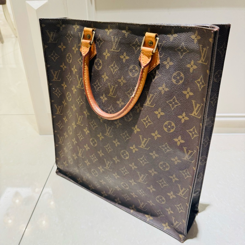 已售出!Louis Vuitton LV sac plat絕版經典款 LV琴譜包-6