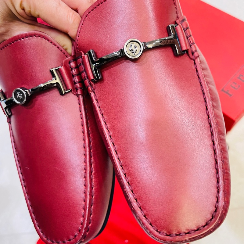 正品 Tod’s 跟Ferrari 聯名豆豆鞋9.5號-6