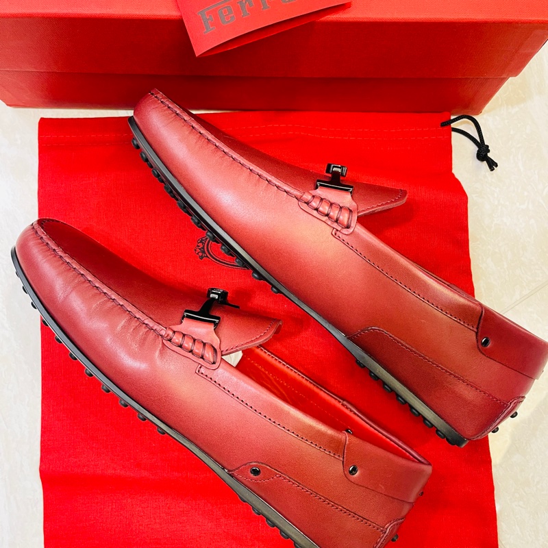 正品 Tod’s 跟Ferrari 聯名豆豆鞋9.5號-7