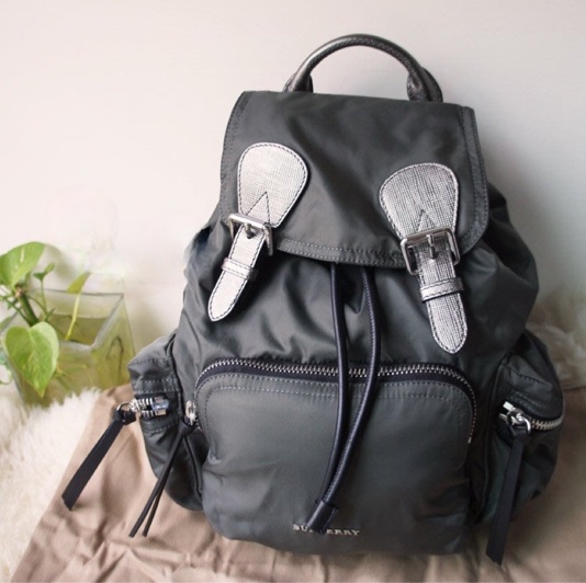 Burberry rucksack 灰色後背包 中號-5