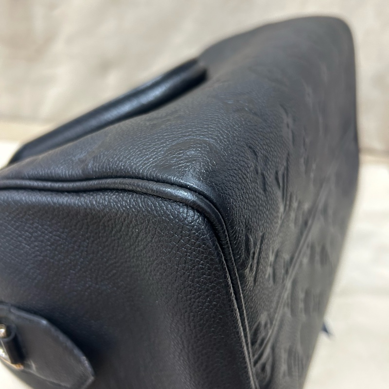 LV Speedy25 全皮壓紋 手提包/斜背包/側背包 M40762 9成新-8
