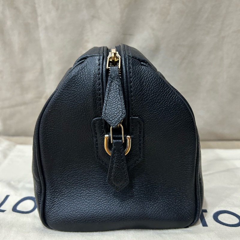 LV Speedy25 全皮壓紋 手提包/斜背包/側背包 M40762 9成新-10