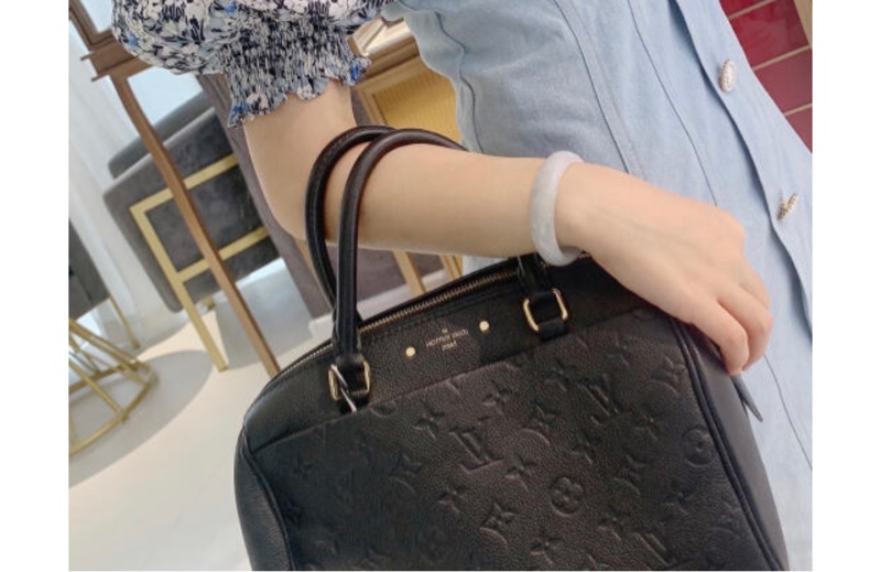 LV Speedy25 全皮壓紋 手提包/斜背包/側背包 M40762 9成新-20