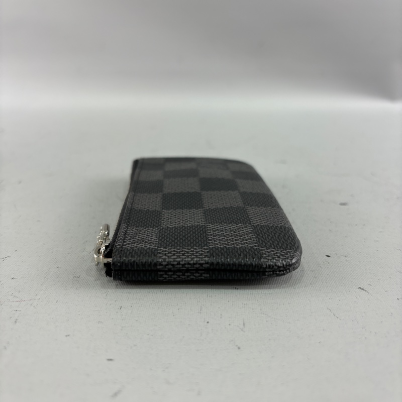 Louis Vuitton N60155黑灰棋盤格鑰匙零錢包-3