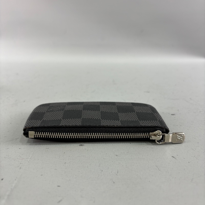 Louis Vuitton N60155黑灰棋盤格鑰匙零錢包-6