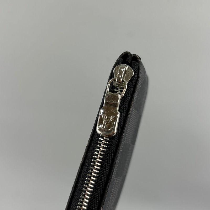 Louis Vuitton N60155黑灰棋盤格鑰匙零錢包-7