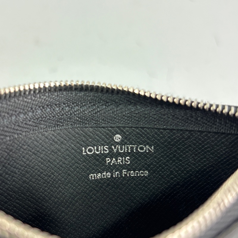 Louis Vuitton N60155黑灰棋盤格鑰匙零錢包-11