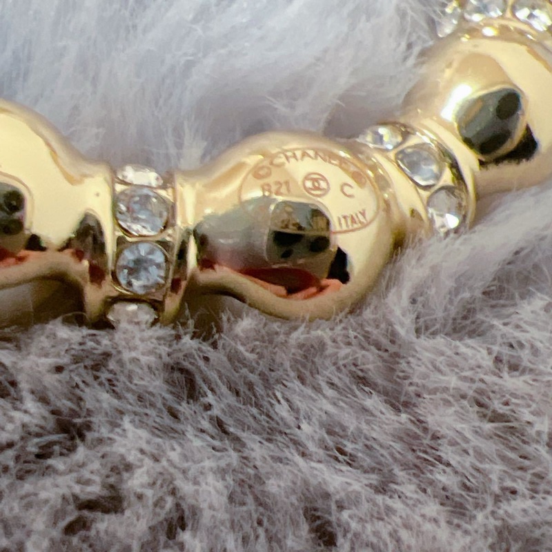 Chanel Black Pink Jennie 同款珍珠耳環-6