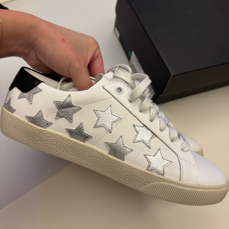 YSL 星星小白鞋 38 全新-1