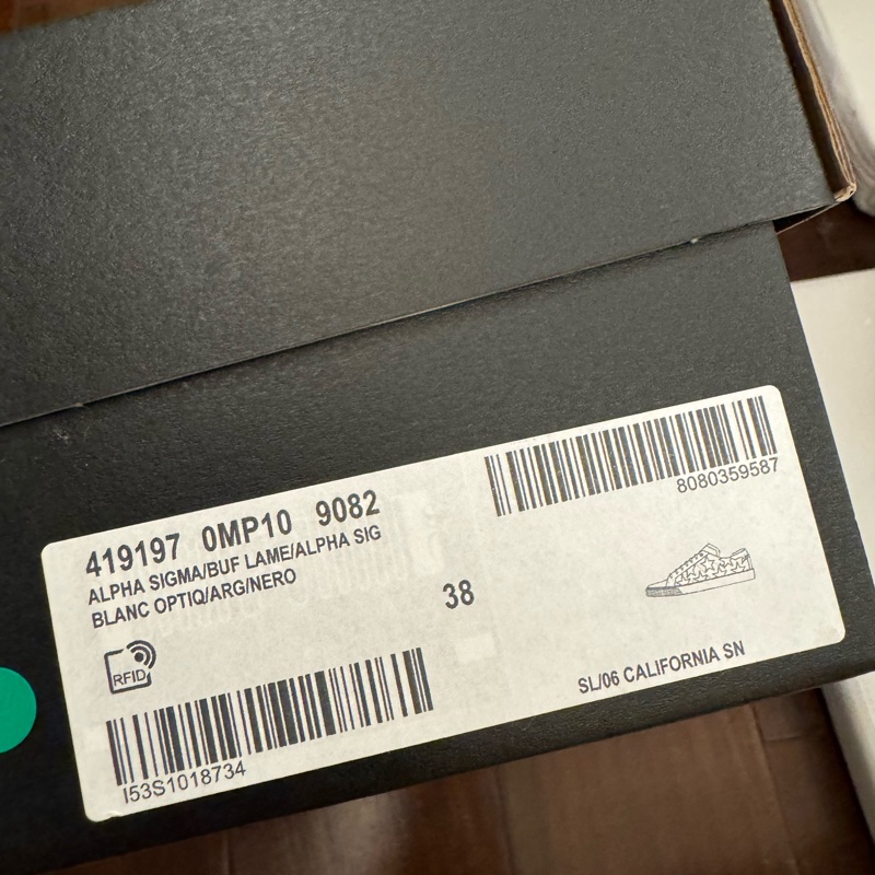 YSL 星星小白鞋 38 全新-5