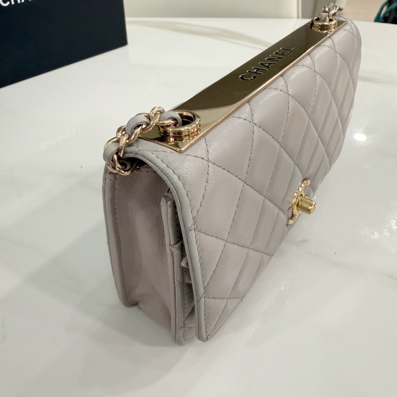 全站我最便宜🔥CHANEL Trendy cc woc灰色-18