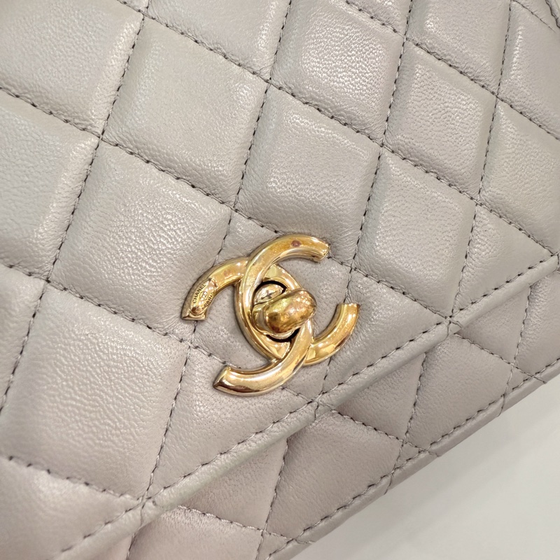 全站我最便宜🔥CHANEL Trendy cc woc灰色-19