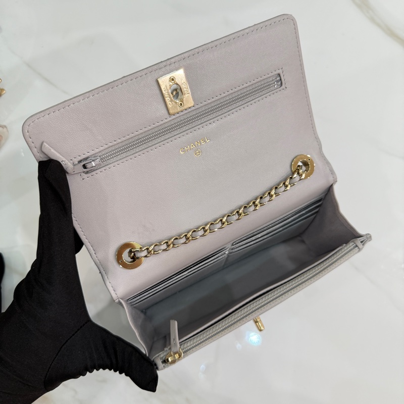 全站我最便宜🔥CHANEL Trendy cc woc灰色-22