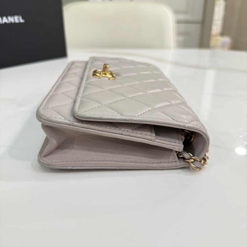 全站我最便宜🔥CHANEL Trendy cc woc灰色-31