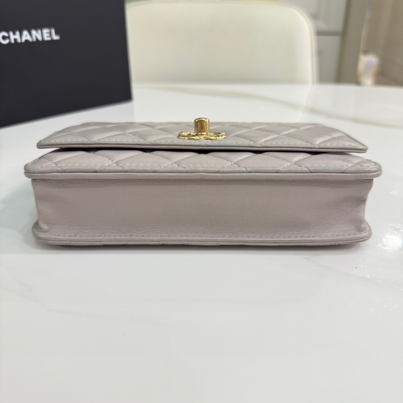 全站我最便宜🔥CHANEL Trendy cc woc灰色-32