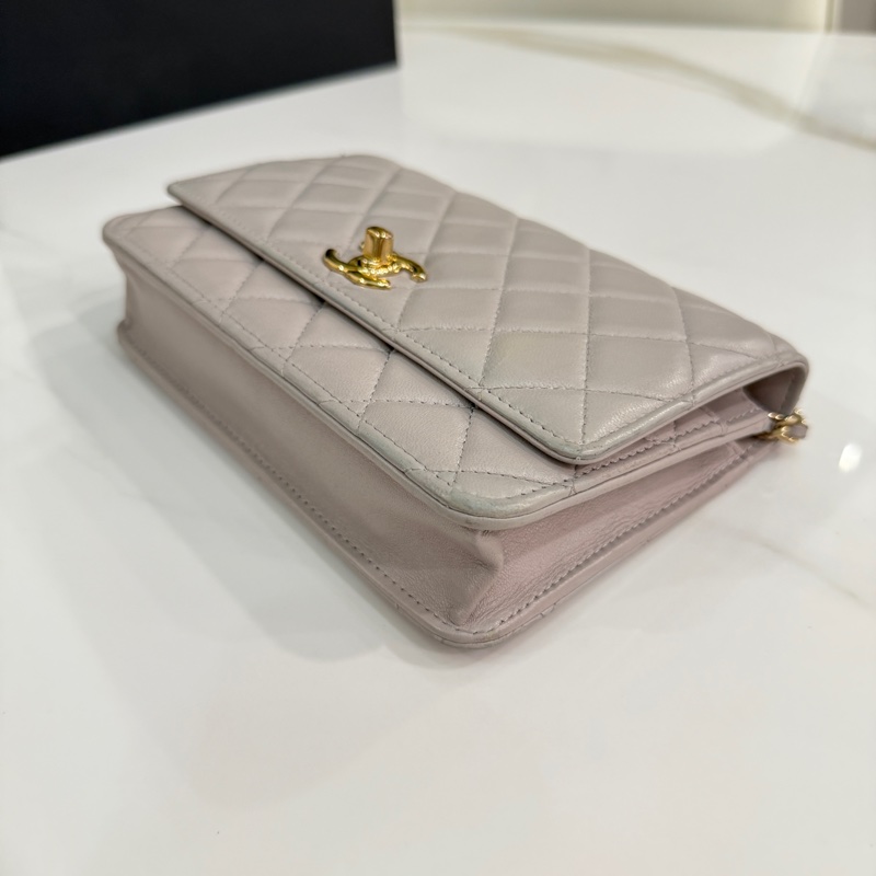 全站我最便宜🔥CHANEL Trendy cc woc灰色-33