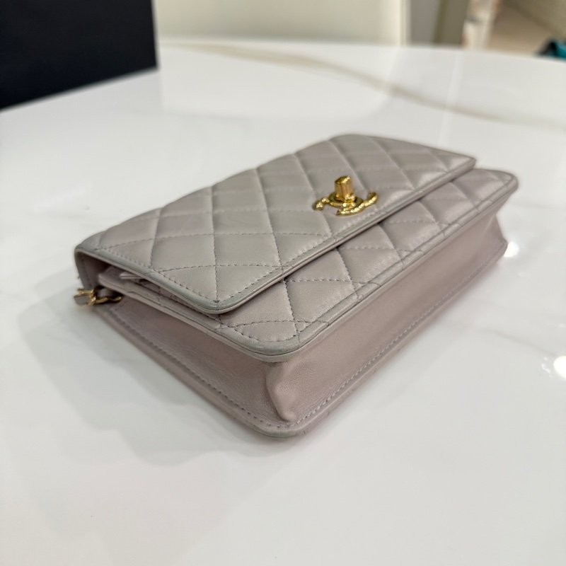 全站我最便宜🔥CHANEL Trendy cc woc灰色-34