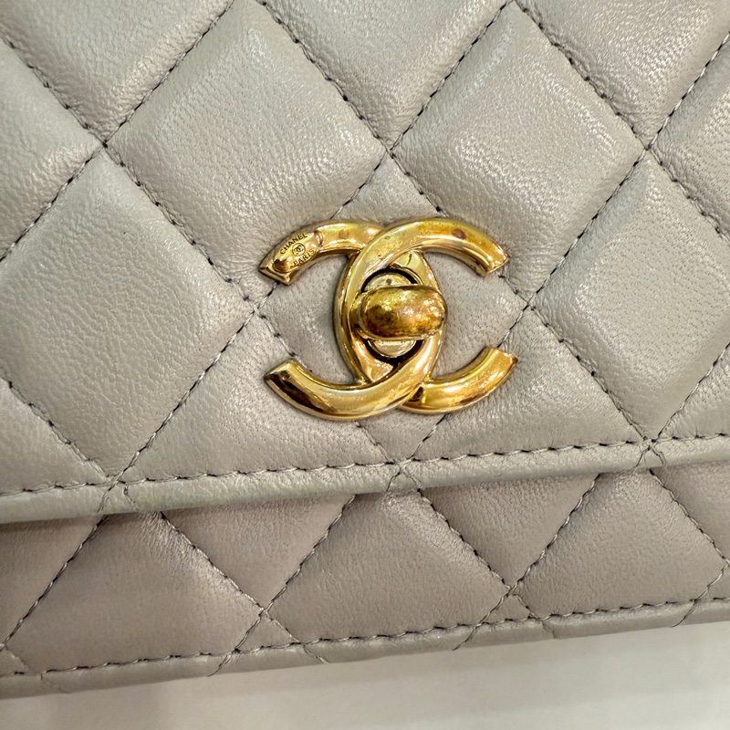 全站我最便宜🔥CHANEL Trendy cc woc灰色-38