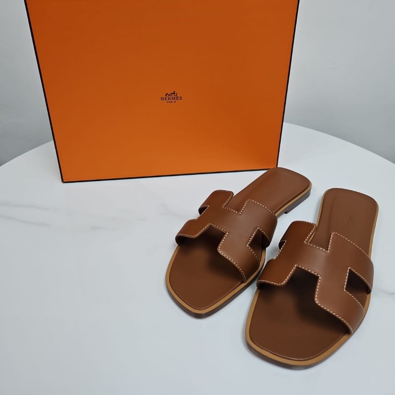 Hermes Oran拖鞋37號-0
