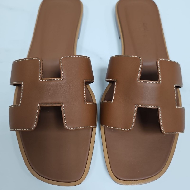 Hermes Oran拖鞋37號-1