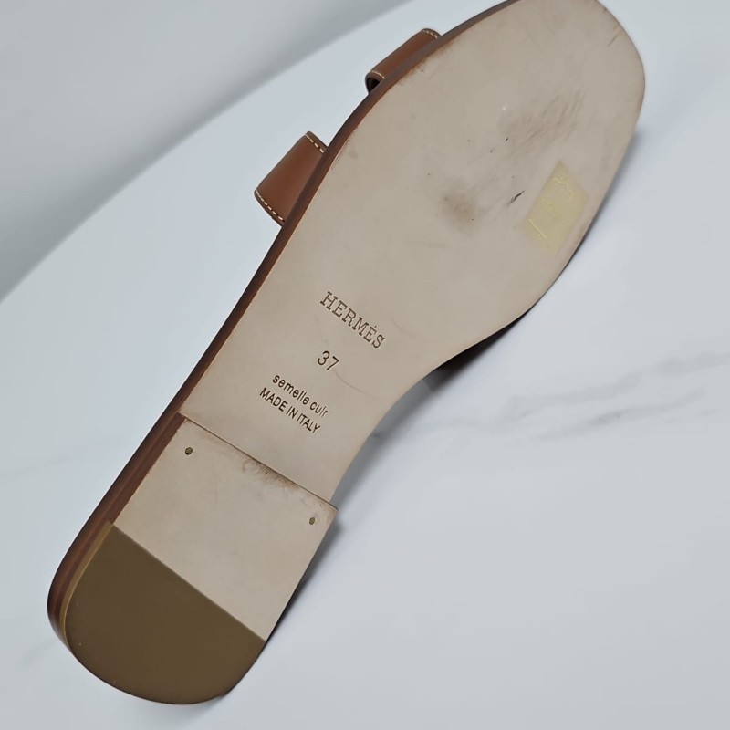 Hermes Oran拖鞋37號-9