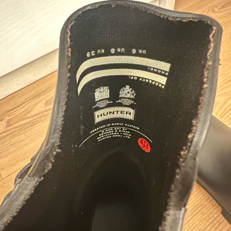 HUNTER 長筒雨靴-4