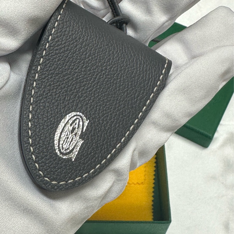 Goyard Croc Universal leather clip 灰色皮革夾 全新現貨-2