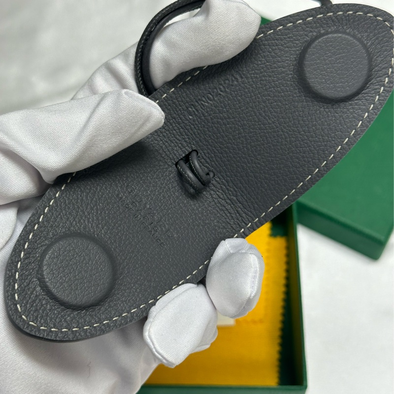 Goyard Croc Universal leather clip 灰色皮革夾 全新現貨-3