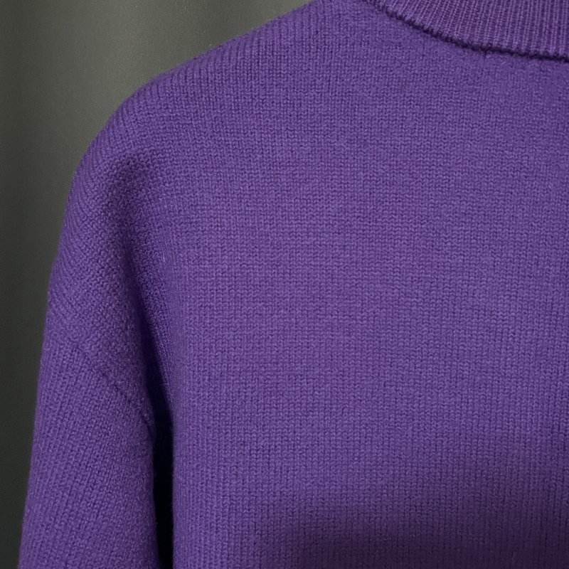 (二手) AMI 純初剪羊毛開襟罩衫 韓系寬版毛衣 愛心毛衣 潮流毛衣 中性服飾 S號-10