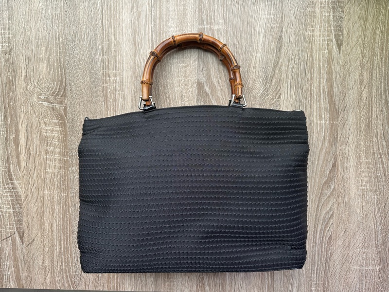 Gucci針織竹節手提托特包-7