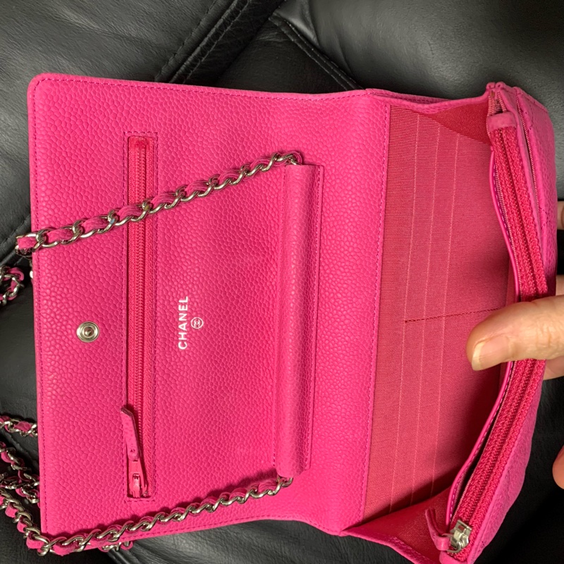 Chanel woc 粉色8-9成新-3