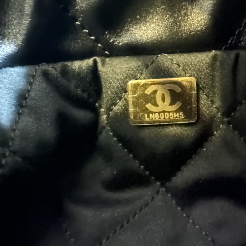 全新Chanel 香奈兒 經典 mini 22 bag 黑金 💖-8