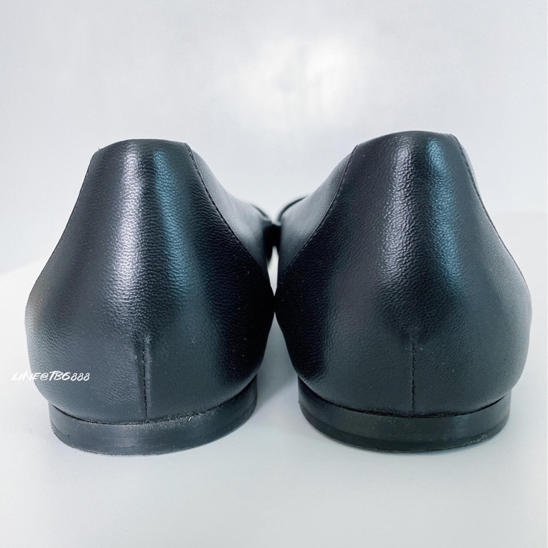 Louis Vuitton 尖頭平底鞋 黑色皮革LV-3