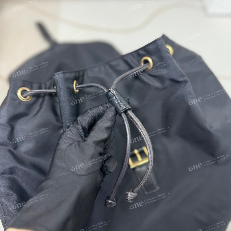 🏷️Prada．皮穿鏈尼龍後背包稀有中古款｜PopChill 拍拍圈