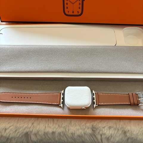 Hermes Apple Watch 金棕錶帶 U刻