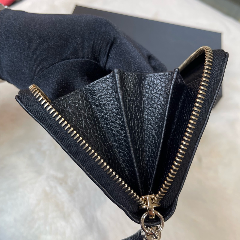 Gucci 黑色 長銀包-4