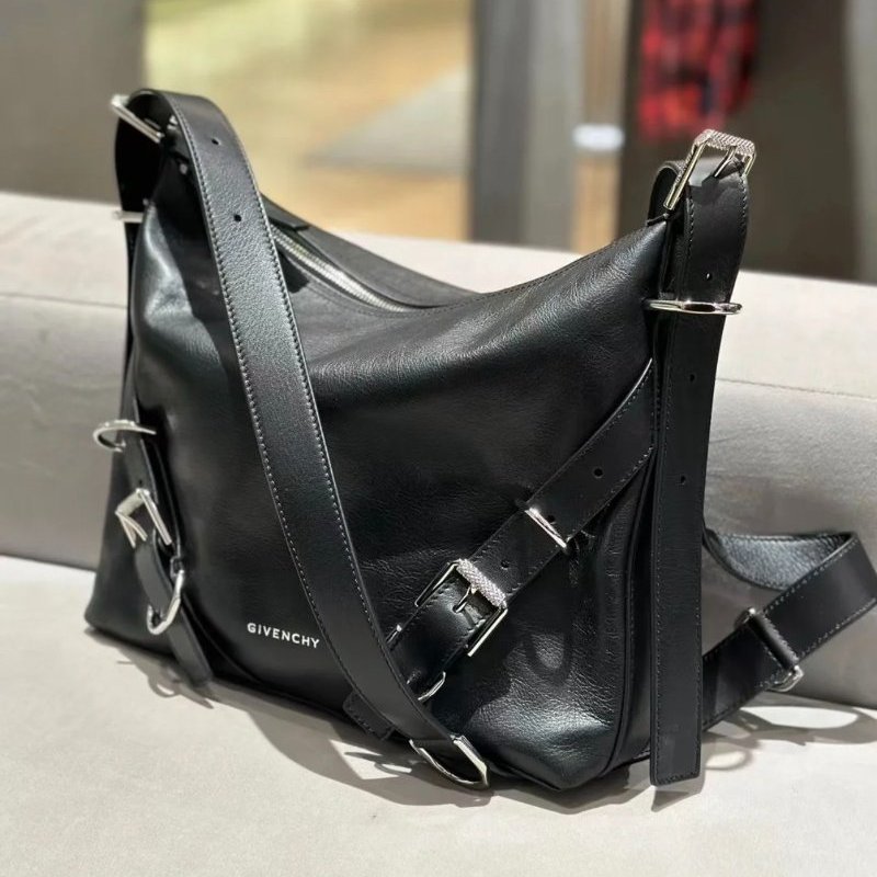 Givenchy 男款/中性款小款 Voyou 斜背包 黑色《2024季度新品》-6