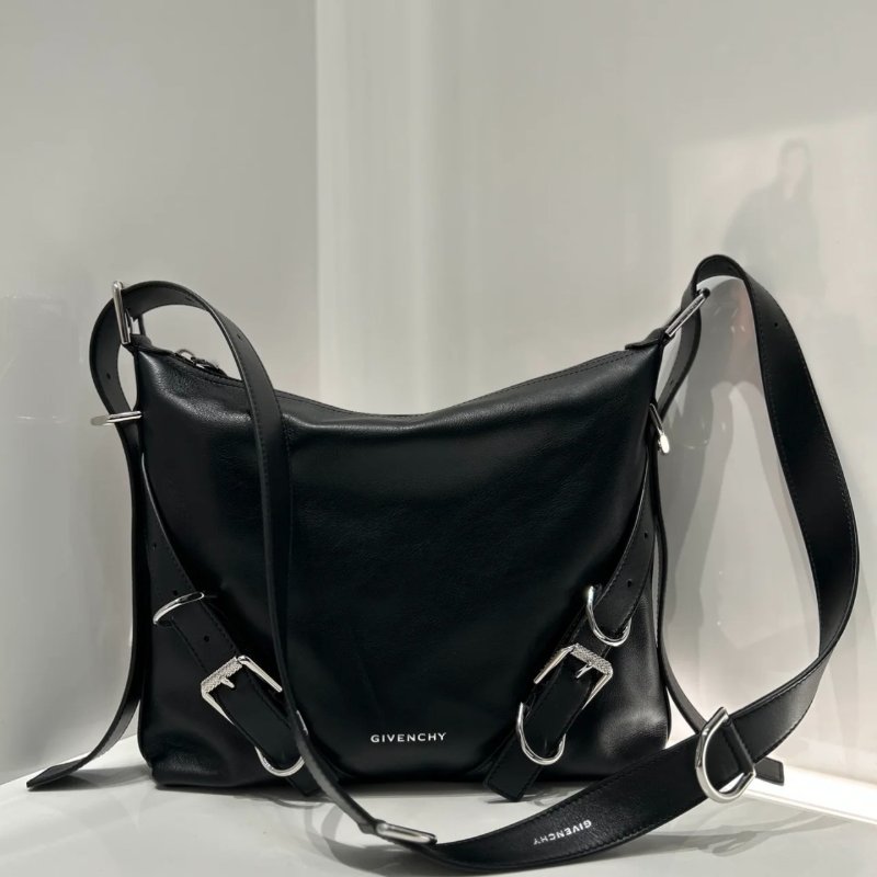 Givenchy 男款/中性款小款 Voyou 斜背包 黑色《2024季度新品》-10