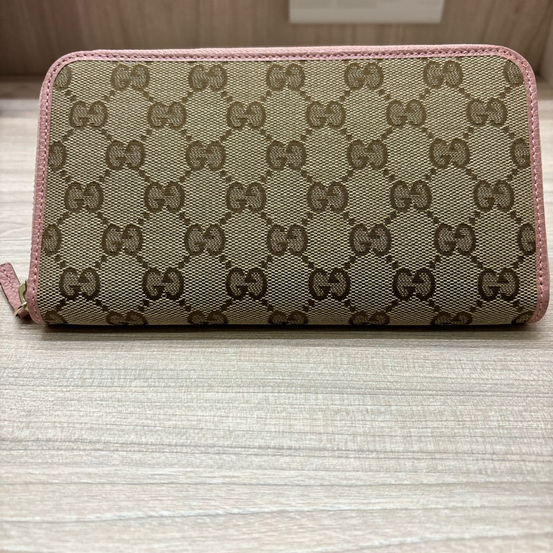 gucci拉鍊長夾，長20cm，高11cm. 寬2cm-1