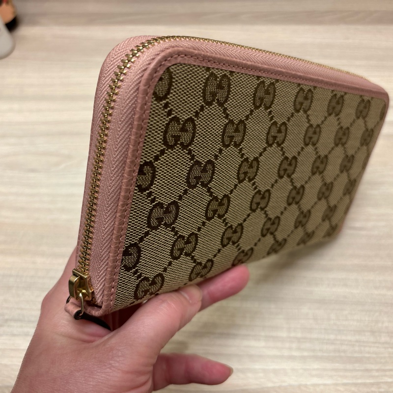 gucci拉鍊長夾，長20cm，高11cm. 寬2cm-6